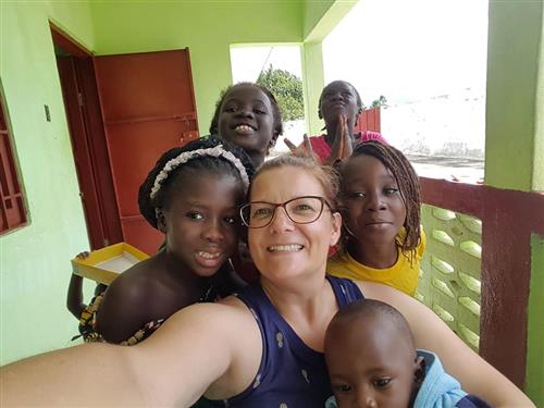 Mrs. Voxland in Liberia 
